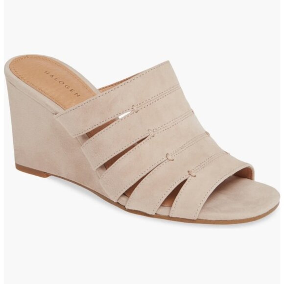 Halogen ~ Annabelle ~ Womens Size 9.5 ~ Open Toe Wedge Sandal - Picture 14 of 14